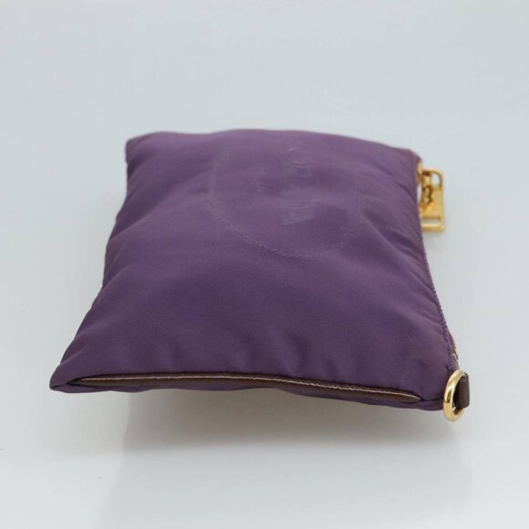PRADA Pouch Nylon Purple Auth yk16822 - Picture 4 of 16